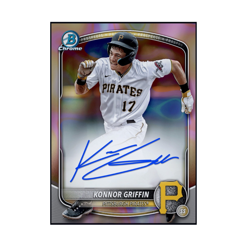 Collector's Guide to the 2026 Konnor Griffin Topps Bowman Chrome Refractor  Prospect Signature RC Rare Redemption Card  Next Gen Cards LLC