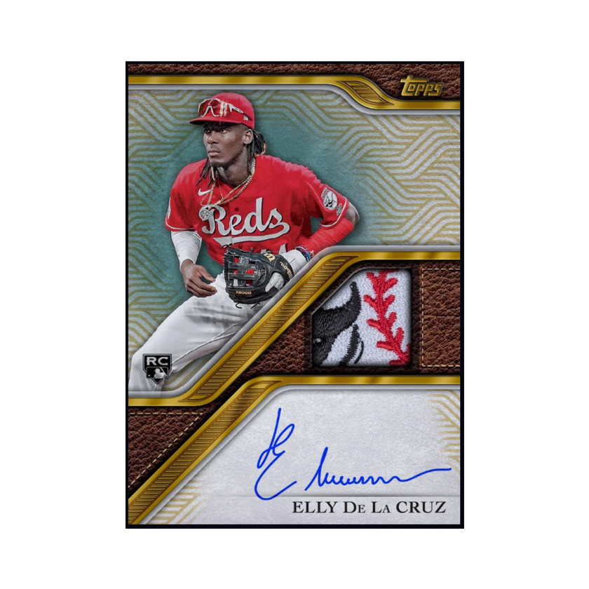 2024 Elly De La Cruz Topps Reverence Rookie Patch Autograph RPA RC