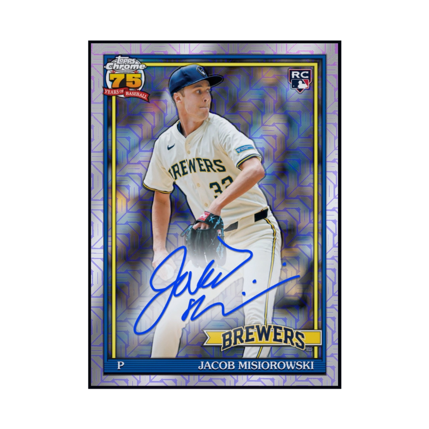brewers' jacob misiorowski pulled his own limited-edition rookie baseball card 2026 Pack Size:250 Pack Shrink 2026 POKEMON ASCENDED HEROES