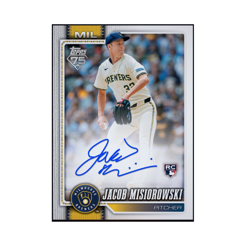 2026 Jacob Misiorowski Topps Series 1 Baseball Autograph Rookie RC