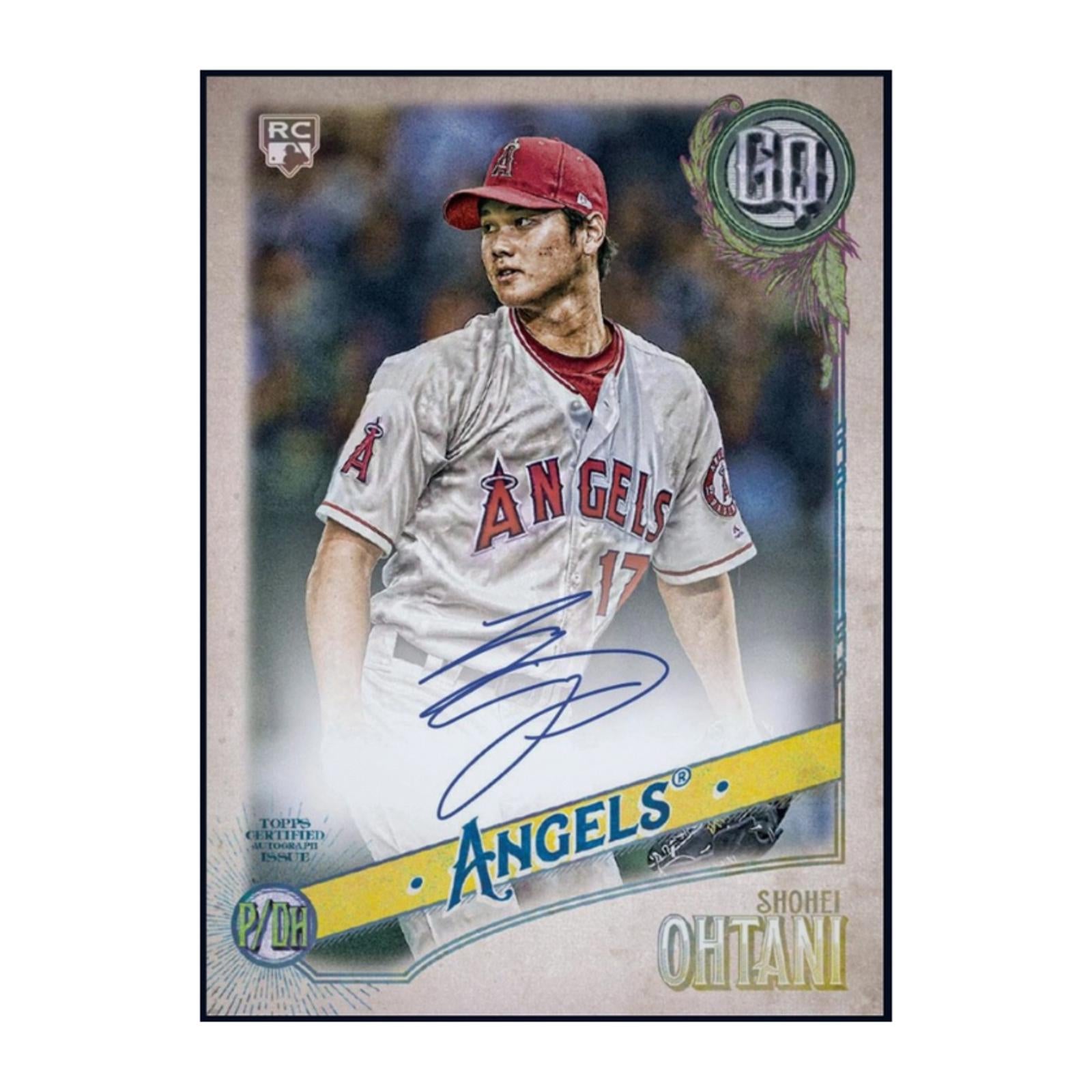 Next Day Free Shipping Rare 2018 Shohei Ohtani Topps Gypsy Queen Autograph Rookie RC Authentic MLB Collectible Shipped From USA.