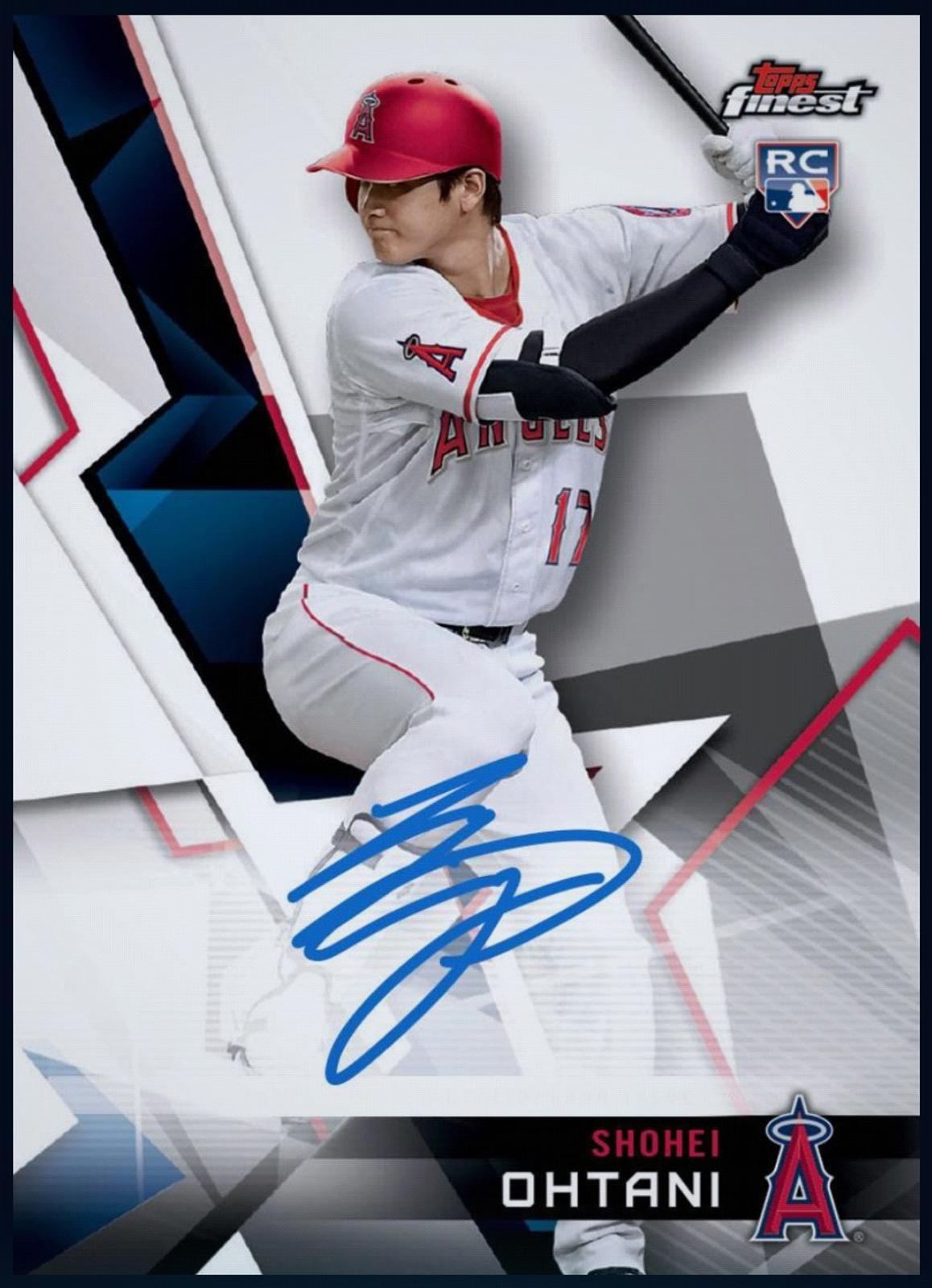 rare baseball cards 2018 2018 Shohei Ohtani Topps Finest Rookie Auto RC – Next Gen Cards LLC