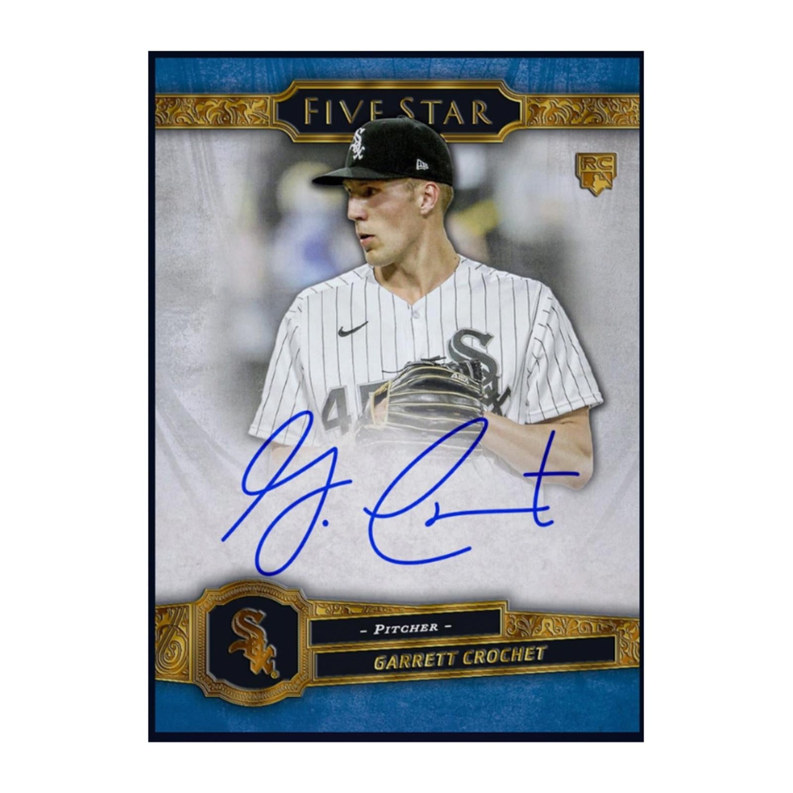 Next Day Free Shipping Rare 2021 Garrett Crochet Topps Five Star Autograph Rookie RC Authentic MLB Collectible Shipped From USA.