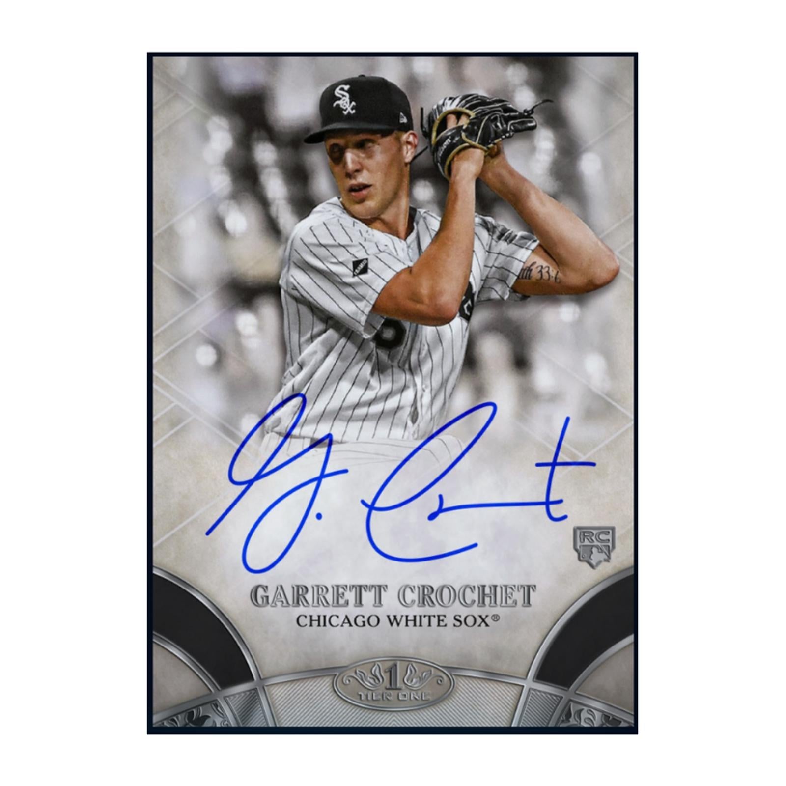 2021 Garrett Crochet -Tier One Autograph Rookie RC Topps Rare Redemption Card