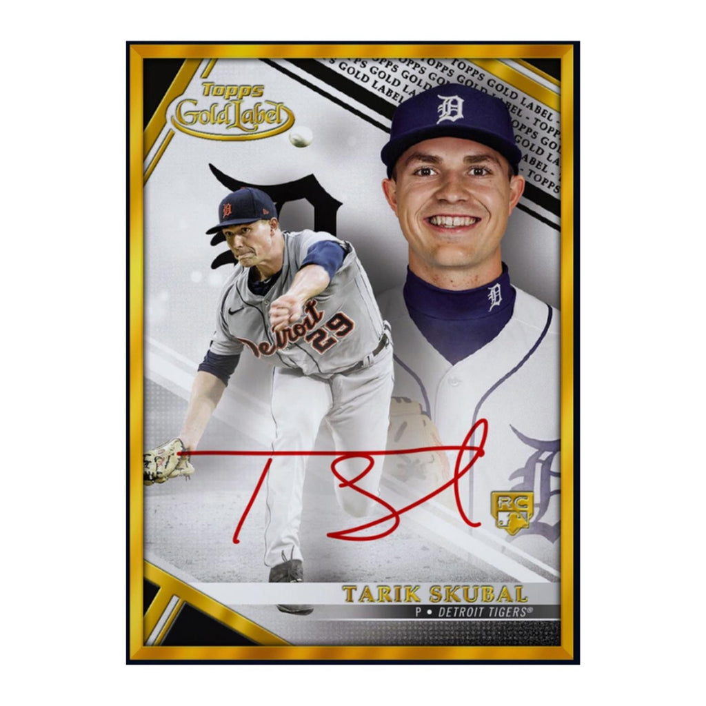 Next Day Free Shipping Rare 2022 Topps Gold Label Tarik Skubal Rookie Autograph RC Card – Shipped from USA