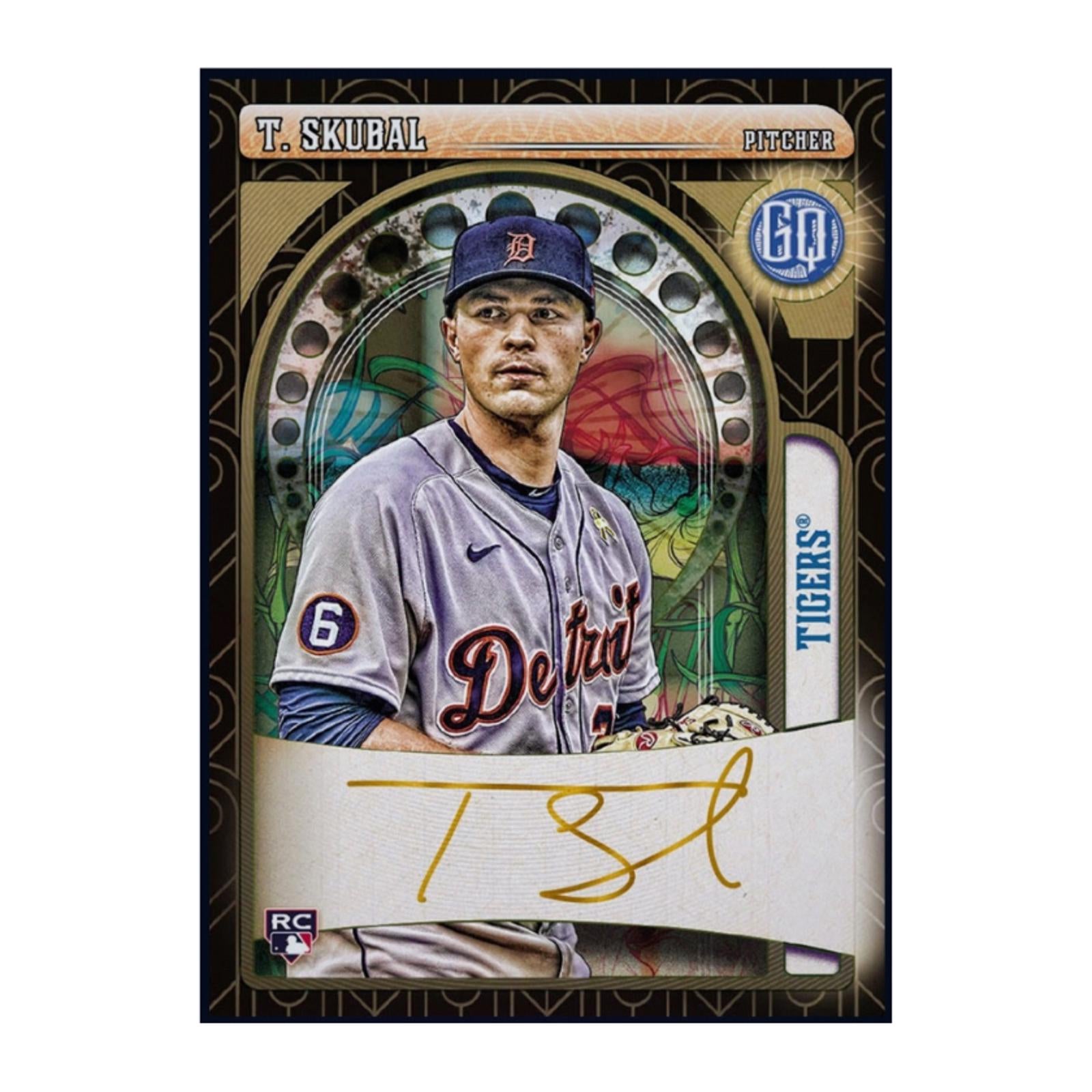 Rare 2022 Topps Gypsy Queen Tarik Skubal Rookie Autograph RC Authentic MLB Collectible