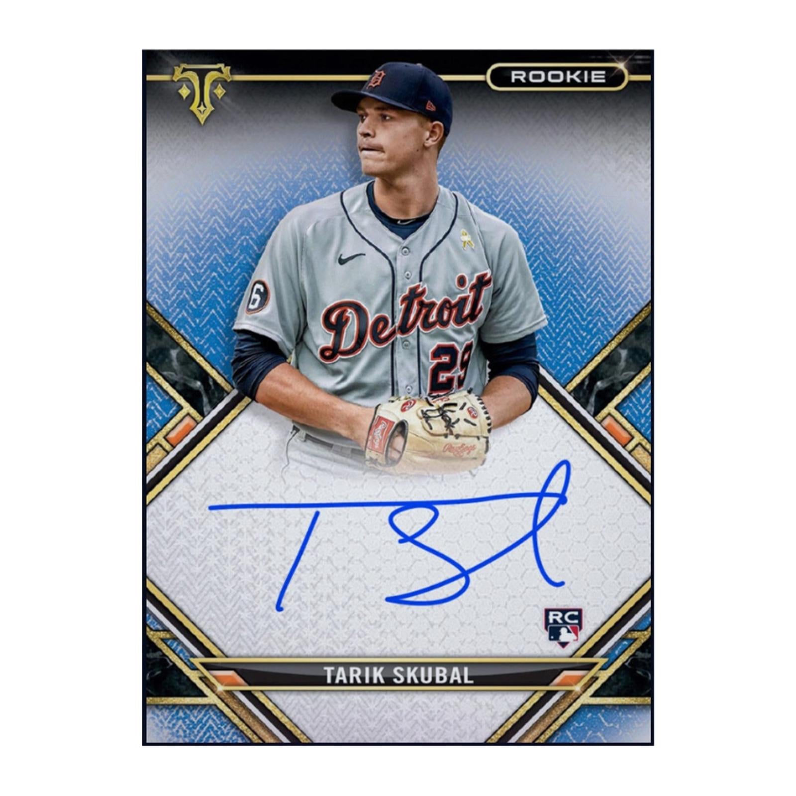 Next Day Free Shipping & Shipped from USA Rare 2022 Topps Tribute Tarik Skubal Rookie Autograph RC Authentic MLB Collectible