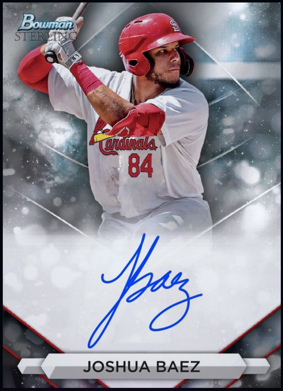 2023 Joshua Baez - Topps Bowman Sterling Prospect Autograph Rookie RC Rare Redemption Card (Free Shipping)