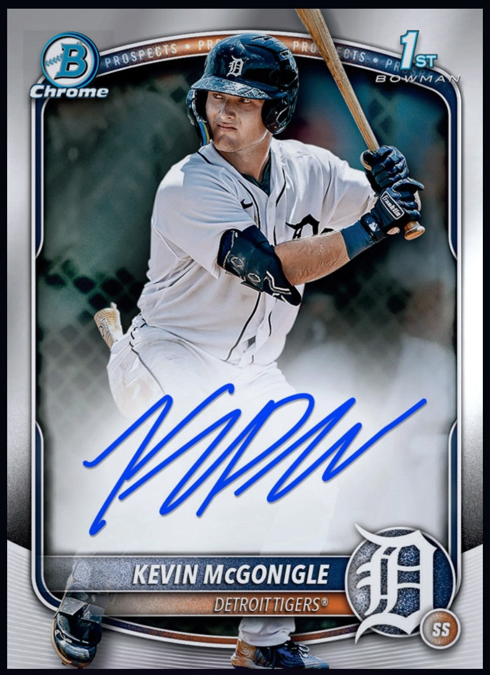 2026 Kevin McGonigle - Topps Bowman Series 1 Chrome Prospect Signature Rookie RC Rare Redemption Card (Free Shipping)