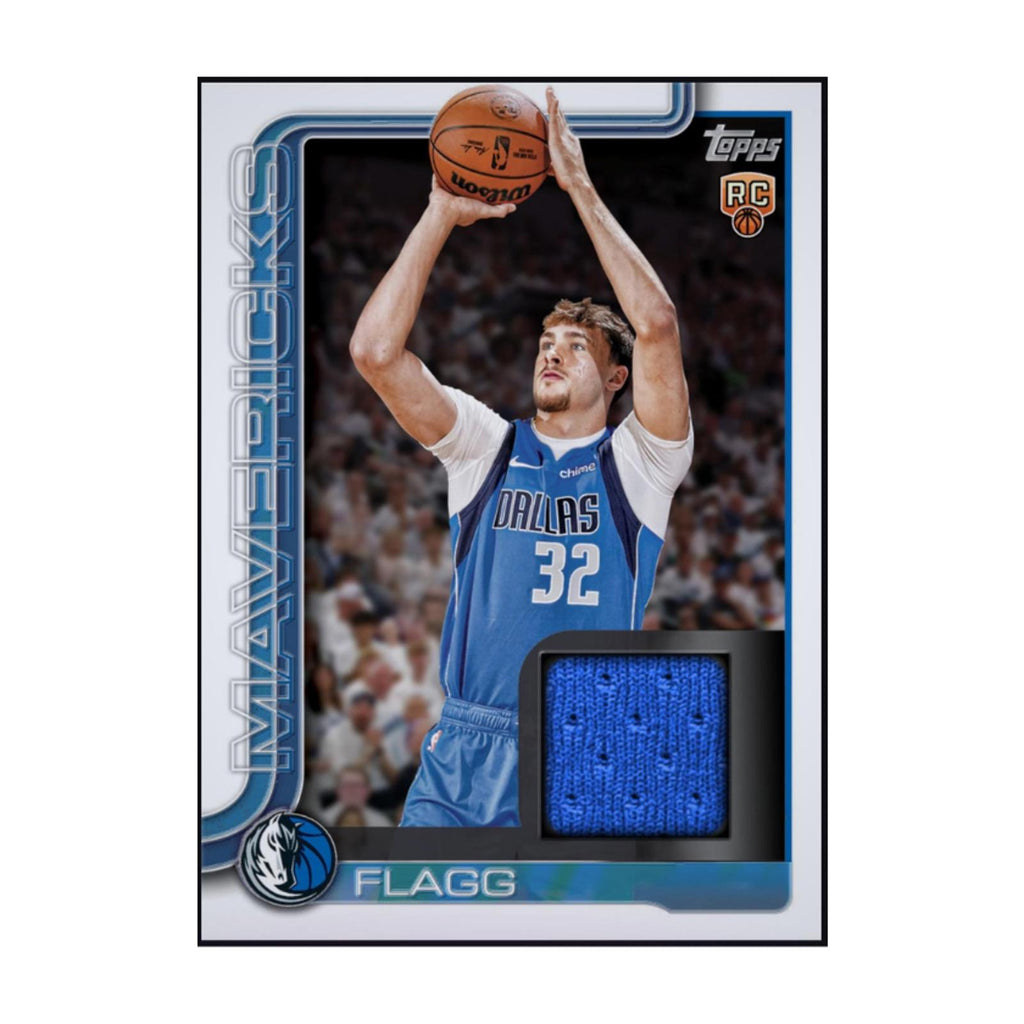 2026 Cooper Flagg Topps Flagship Rookie Jersey Patch Rare RC Redemption Card Front Display