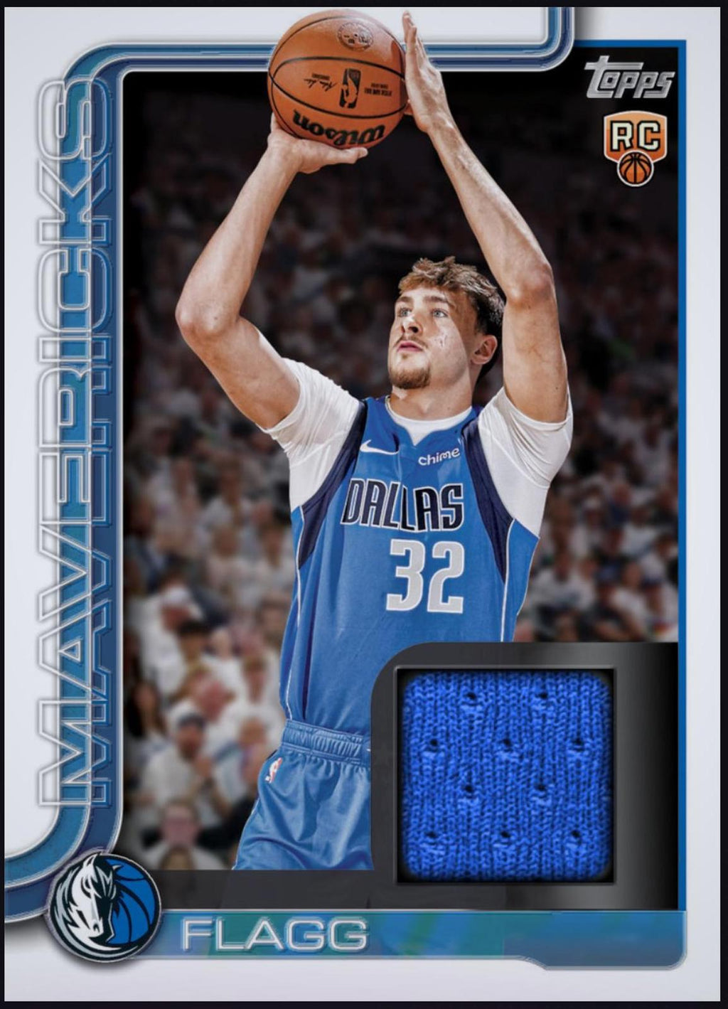 2026 Cooper Flagg Rookie Patch RC Redemption Insert — Topps Flagship Collectible Card