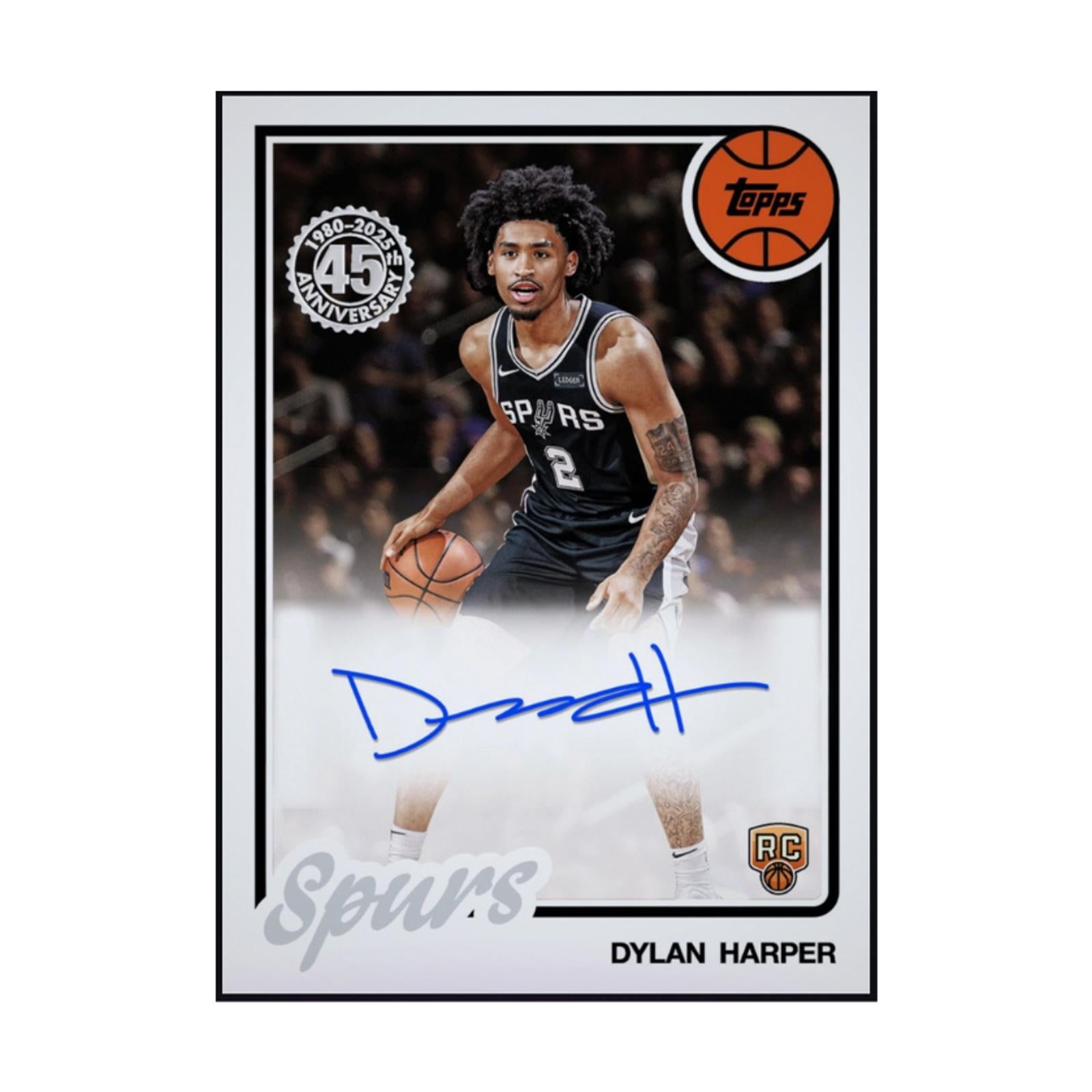 Rare 2026 Dylan Harper Topps 1980-81 Basketball Rookie Autograph Card Shipped from USA