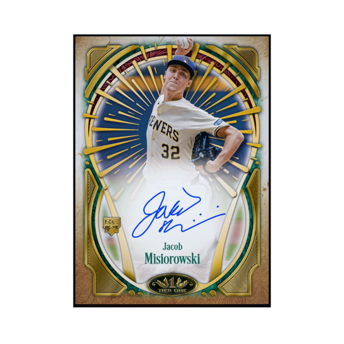 2026 Jacob Misiorowski Topps Tier One Autograph Rookie RC Rare 133 CC Limited Release Card – Next Gen Cards LLC