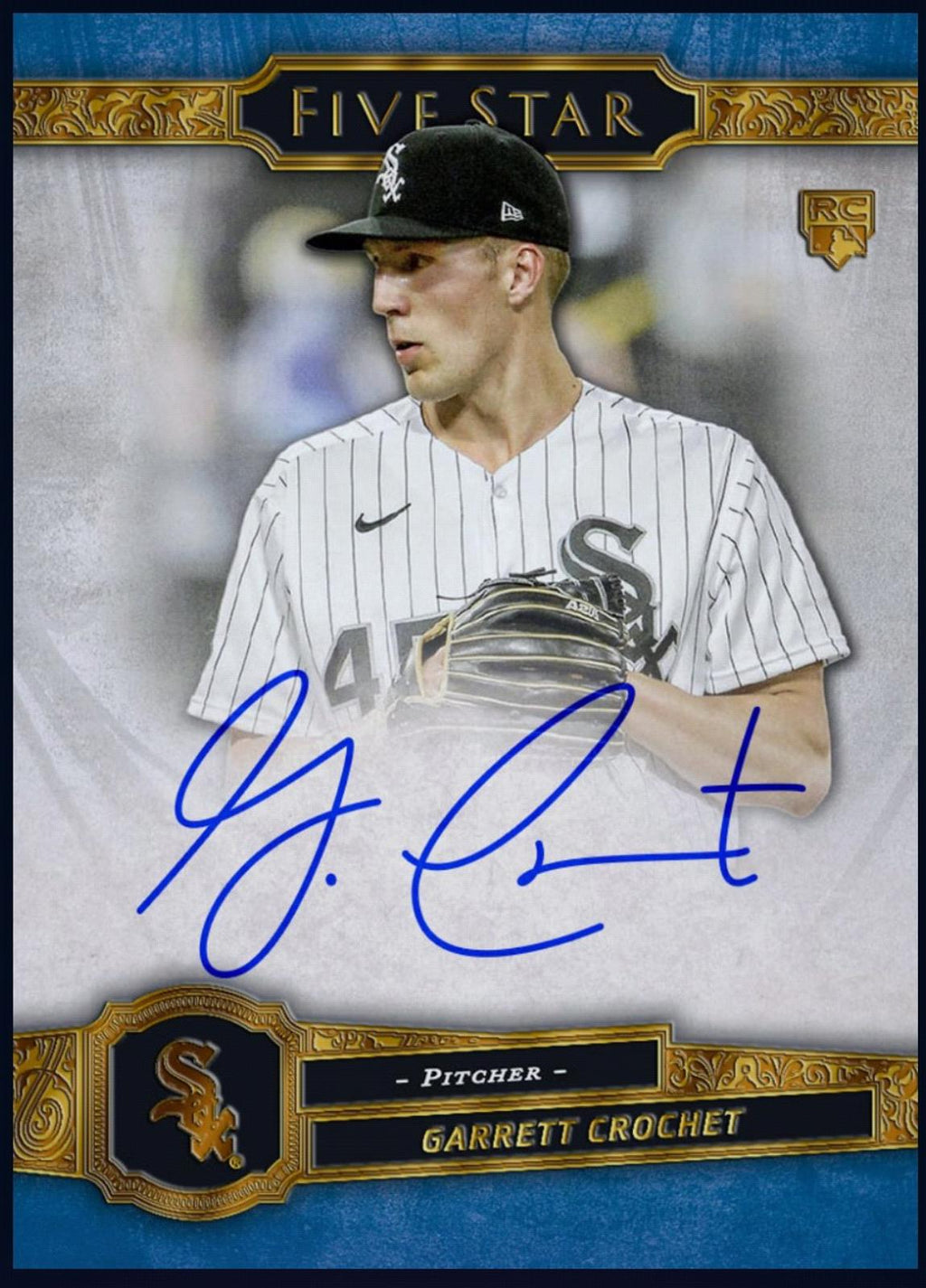 Rare 2021 Garrett Crochet Topps Five Star Autograph Rookie RC Authentic MLB Collectible Shipped From USA