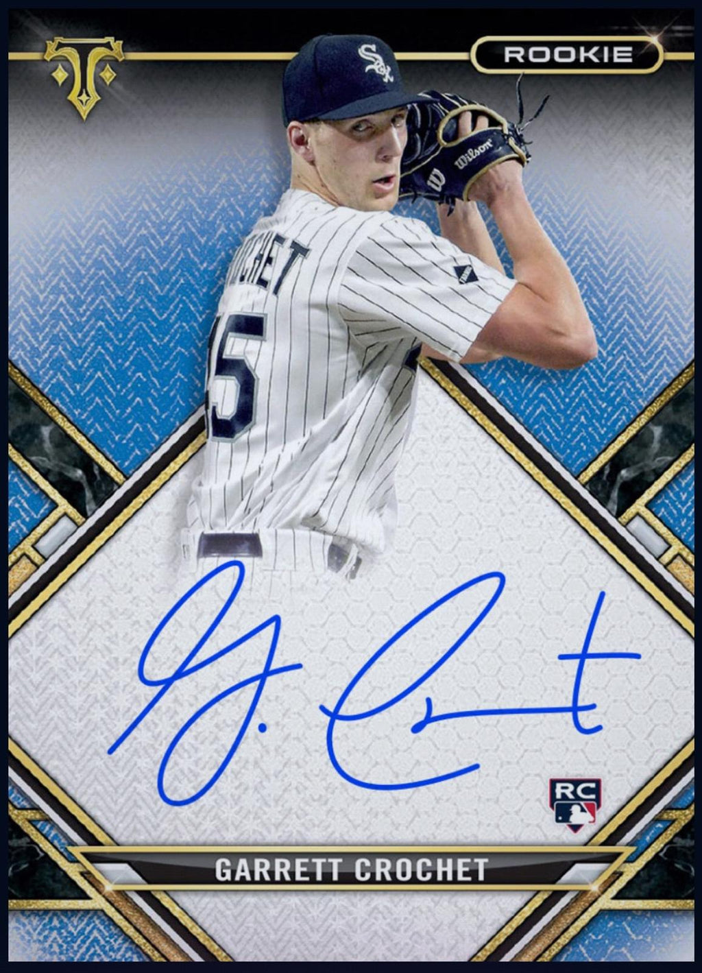 Rare 2021 Garrett Crochet Topps Tribute Autograph Rookie RC Authentic MLB Collectible Shipped From USA.