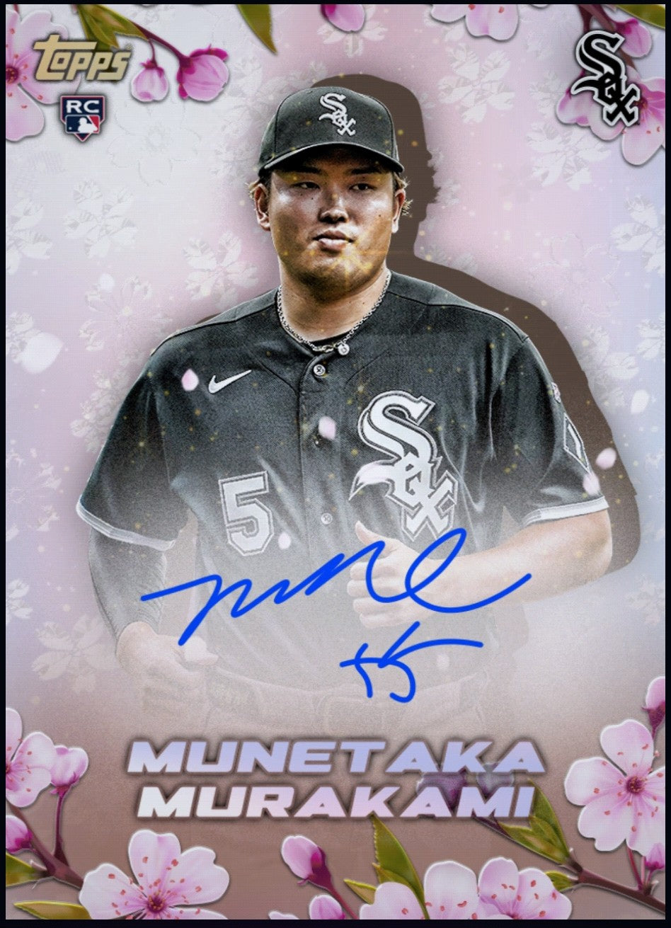 Close-Up Of Munetaka Murakami Topps Sakura Autograph Rookie Card