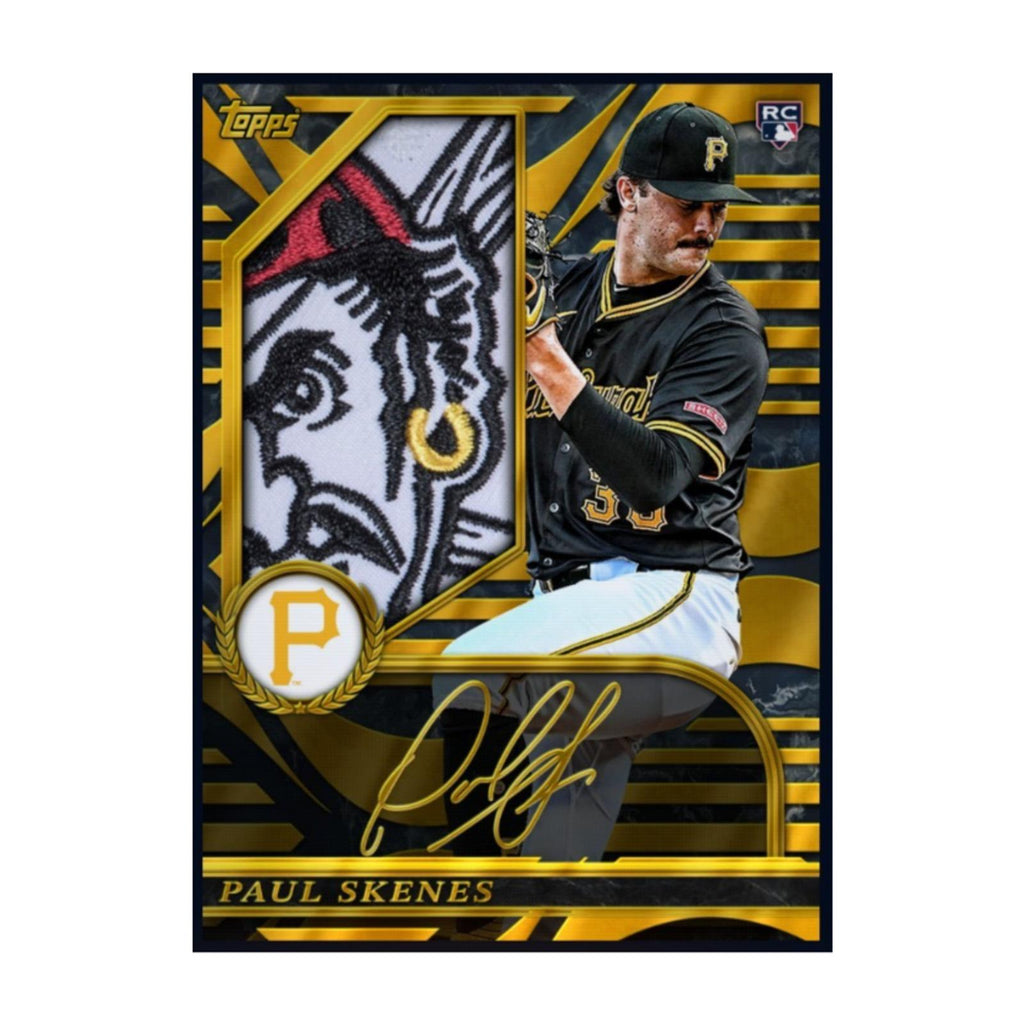 Next Day Free Shipping Rare 2024 Paul Skenes Topps Standouts Gold Signature Rookie RC Baseball Card Collectible