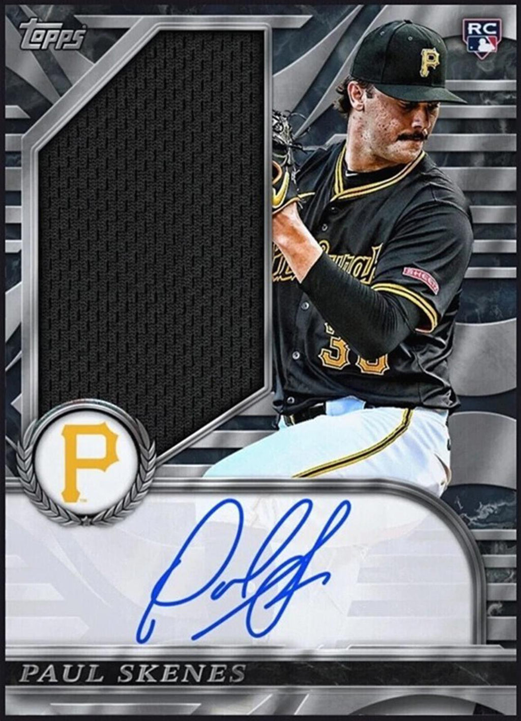 Rare Paul Skenes 2024 Topps Standouts Rookie RC Autograph Patch RPA Redemption Card With Free Shipping