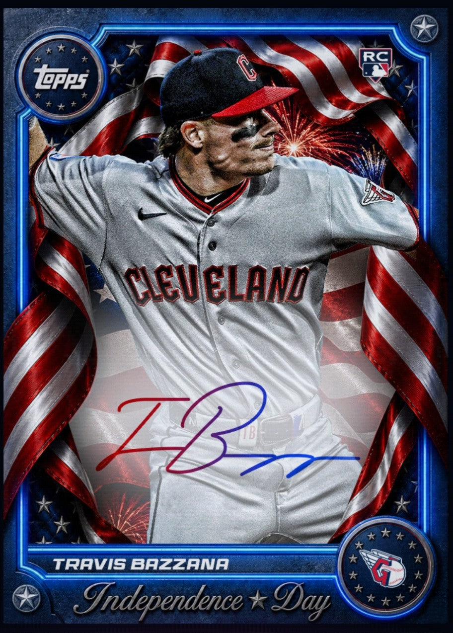 2026 Travis Bazzana Independence Day Rookie Autograph RC Rare Card