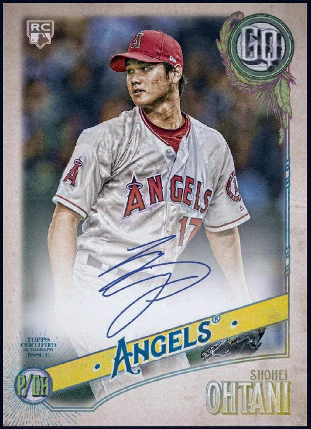 Rare 2018 Shohei Ohtani Topps Gypsy Queen Rookie Autograph RC Authentic MLB Collectible Shipped From USA.