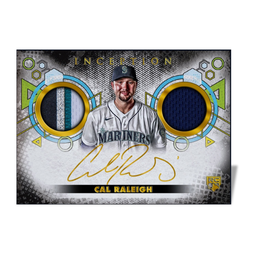 Short Video Preview 2022 Topps Inception Cal Raleigh Rookie RC Autograph Relic Rare Physical Redemption Card
